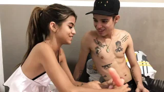I Find My Little Indian Stepsister’s Sex Toy And Show Her My Cock Which Is Better