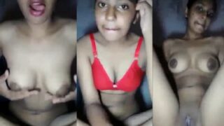 Sultry Indian Teen’s Provocative Solo Pleasure Scene