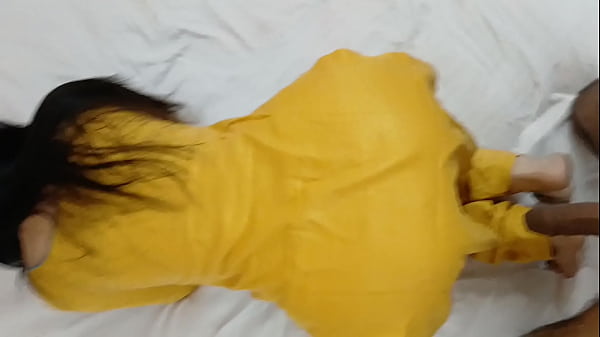 Curvy Indian Auntie’s Plump Backside Taken From Behind