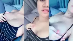 Alondra Santai Meremas Payudara Dengan Puting Menonjol
