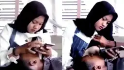 Jilbab Abg Menggoda Kekasih Di Warung Kopi