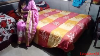 Desi Indian Babe In A Pink Saree, Barely Covering Her Curves, Getting Drilled Deep And Rough—official Video By Localsex31
