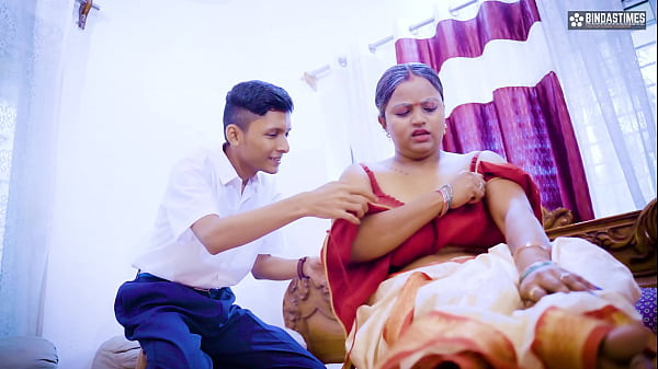 Passionate Indian Step-grandson Fills Step-grandma’s Mouth In Intimate Encounter (hindi Audio)