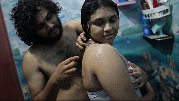 Indian Step Sister, Wet Bodies, Steamy Bath, Forbidden Desire