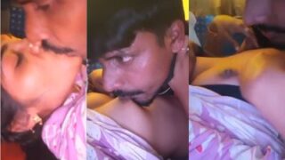 Bf Greedily Devours Gf’s Tight, Perky Tits While Craving Her Tamil Pussy