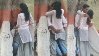 College Couple Gets Wild And Nasty Under A Big Tree