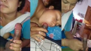 Devar Gets Turned On By His Nude Bhabhi’s Tits And Sucking His Cock