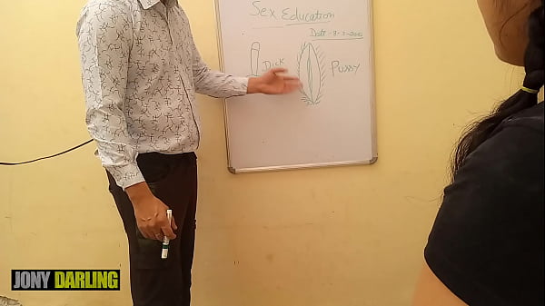 Indian Tuition Teacher Shows Her Student What Pussy And Dick Really Mean, With Clear Hindi Dirty Talk By Jony Darling