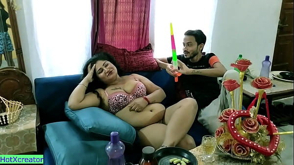 Indian Hot Bhabhi Gets Wild Birthday Fuck With Teen Lover! Hindi Xxx