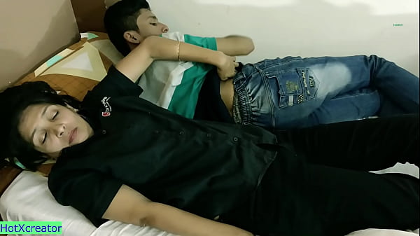 Share The Bed With Your Stepbrother! Intense, Steamy Sex With Dirty Hindi Moans