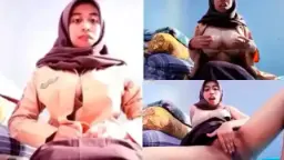 Juwita Si Pramuka Becek Basah, Jari Mungilnya Colmek Nikmatin Lubangnya